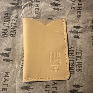 Portland Leather card holder - brand new!